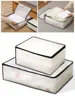 Clothes Cotton Quilt Storage Bag Large capacity transparent Quilt Organization Box PEVA Dust Proof Moving House Packaging Bag 1