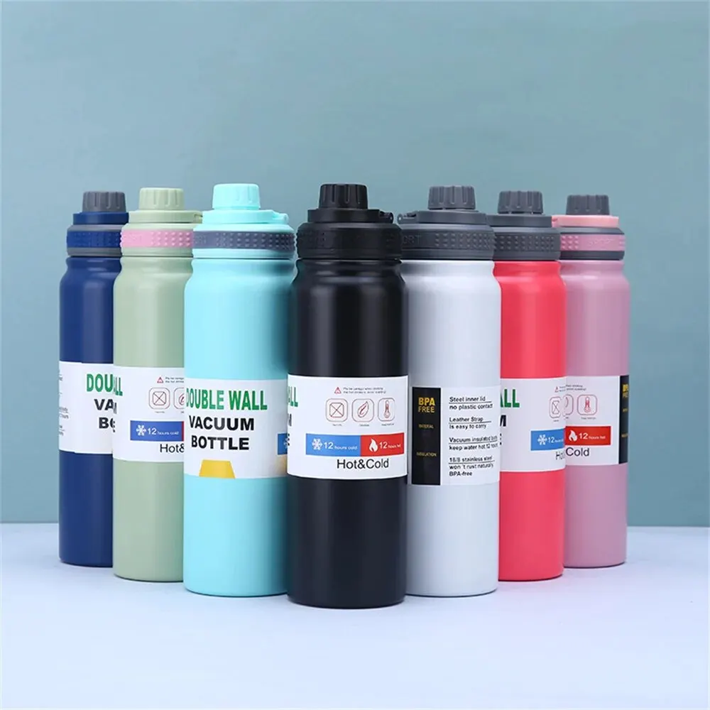600ML/800ML 야외 보온병 차 필터, 304 스테인레스 스틸 열 컵, 누출 방지 플라스크 스포츠와 휴대용 주전자 물병