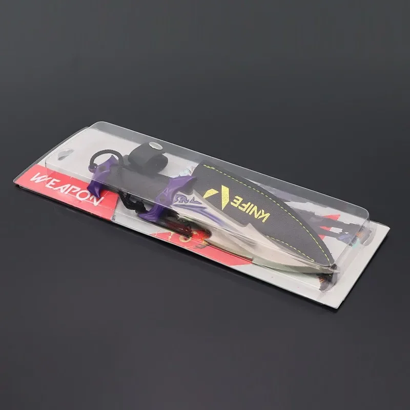 Valorant Weapon 18cm New Melee Reaver Knife Metal Reaver Collection Not Sharpened Game Peripheral Samurai Model Keychain Kid Toy 6