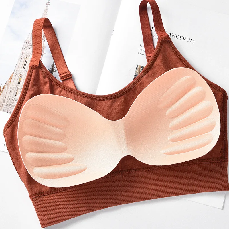 Elegant Seamless Full-Cup Bralette - Breathable Wireless Design