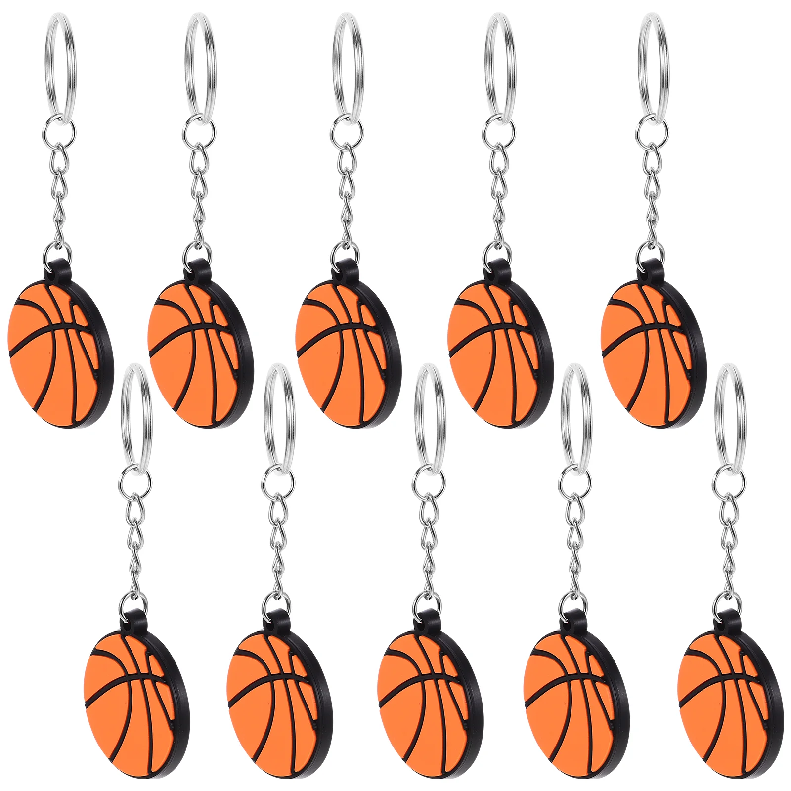 

10 Pcs Sport Balls Key Hanging Pendant Sports Player Favors Keychain Wallet Bag Keyrings Theme Child