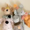 2025 New Baby Plush Toy Comforts Sleeping Cute Rabbit, Bear, Mouse Baby Girl Doll, Cloth Doll Doll 1