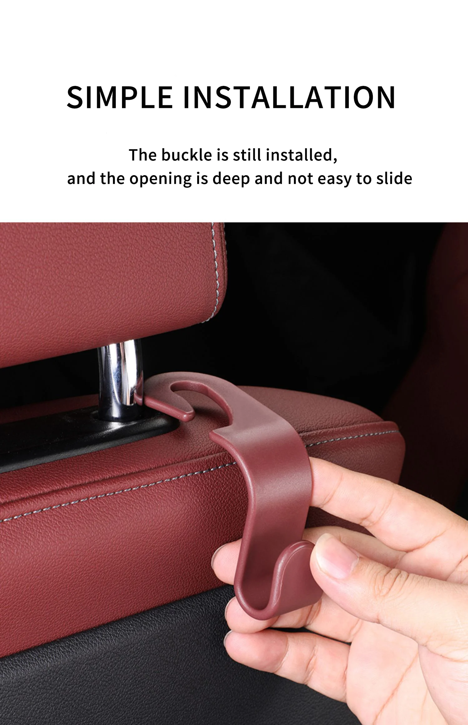 4pcs Seat back hook For BMW series 10 f11 f30 f31 f34 X1 X3 X4 X5 G10 G20 G30 G0