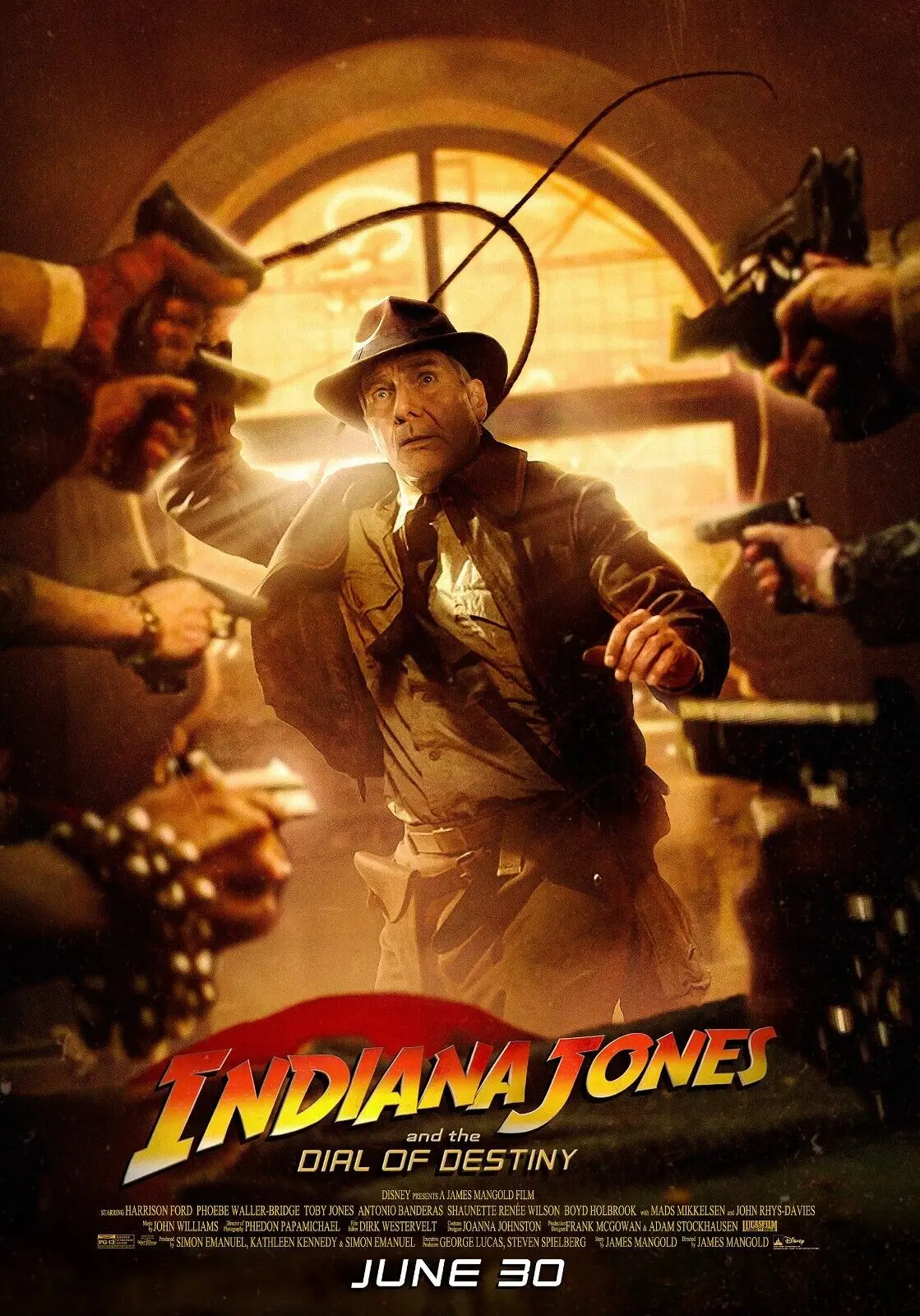 

Indiana Jones and the Dial of Destiny 2023 Movie Print Art Canvas Poster for Living Room Decoration Home Wall Decor Picture