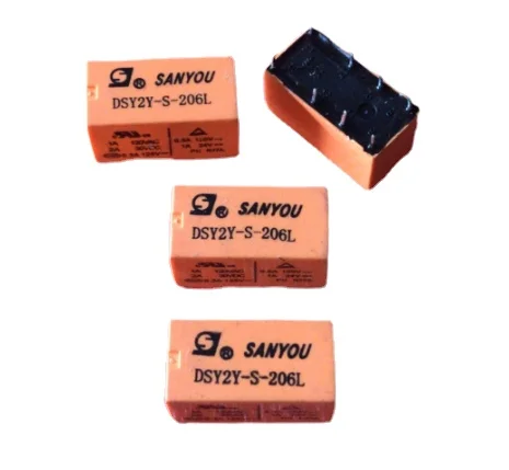 

Бесплатная доставка, оптовая продажа, 10 шт./лот реле DSY2Y-S-206L DC6V 2A 8PIN