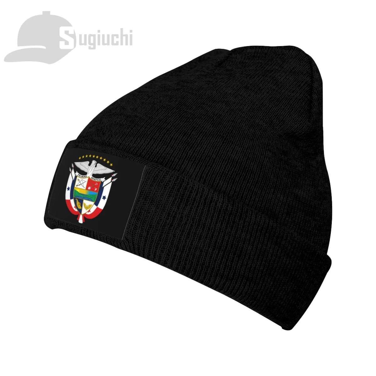 

Emblem Of Panama Country Top Print Men Women Unisex Knitted Hat Winter Autumn Beanie Cap Warm Bonnet