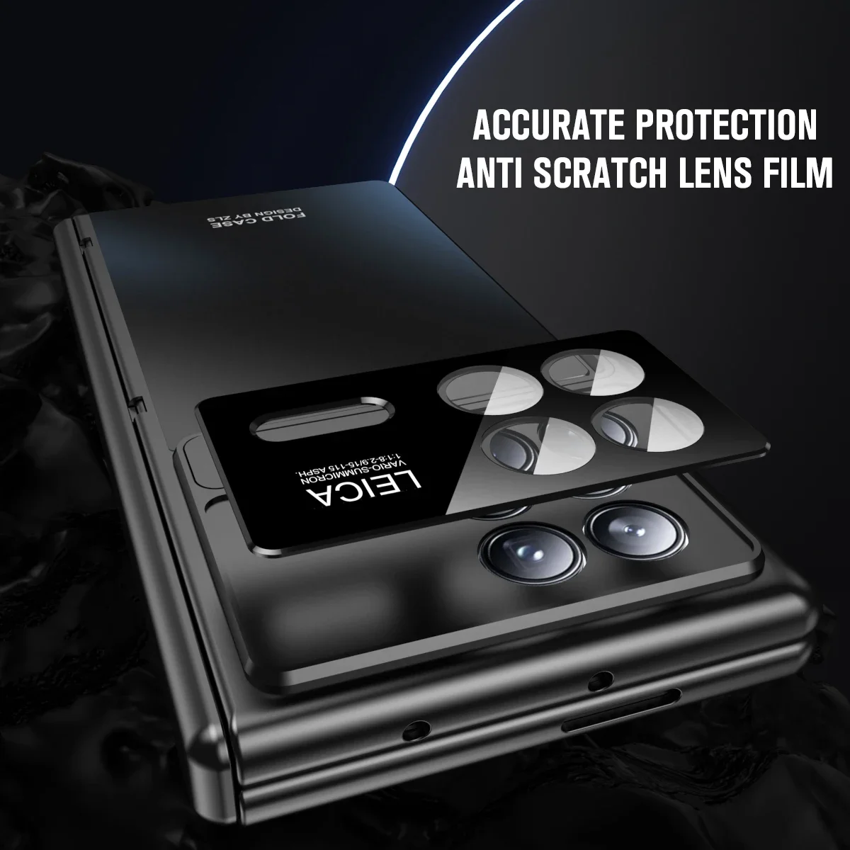 For Xiaomi MIX Fold 3 5G Case 360° Full Screen Protector Cover Hinge Plating Matte Mechanical Case For Xiaomi MIX Fold 3 5G_voghion.com