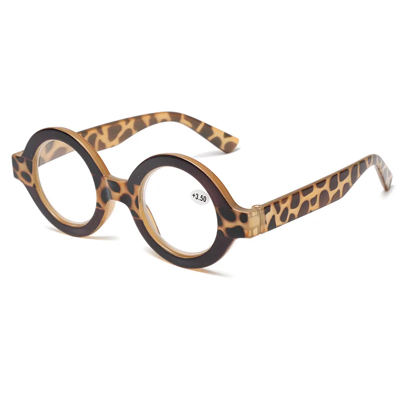 Vintage High-Definition Anti Blue Light Retro Full Frame Oval Reading Glasses - Ultra Light Unisex Design