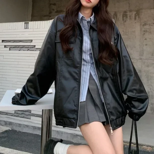 GOA LEATHER JACKET Y2K　レディースFree　ゴートレザー Goa G.O.A Rare Leather Fur Gimmick Jacket Women's Y2K 2000s
