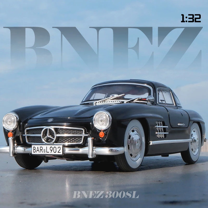 1:32 Mercedes Benz 300SL Alloy Classic Vintage car Model Car