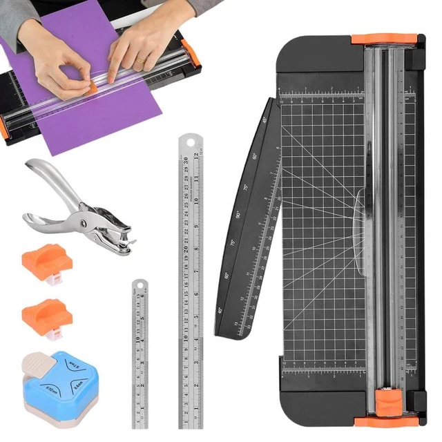 Paper Cutters And Trimmers A4 Small Photo Cutting Board With Side Ruler A4  Portable Manual Bidirectional Paper Cutting Machine - AliExpress