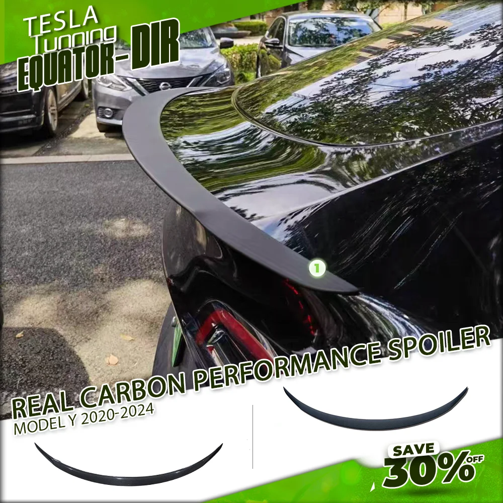 New-Real-Carbon-Fiber-Performance-Style-Spoiler-Rear-Trunk-Lid-Wing ...