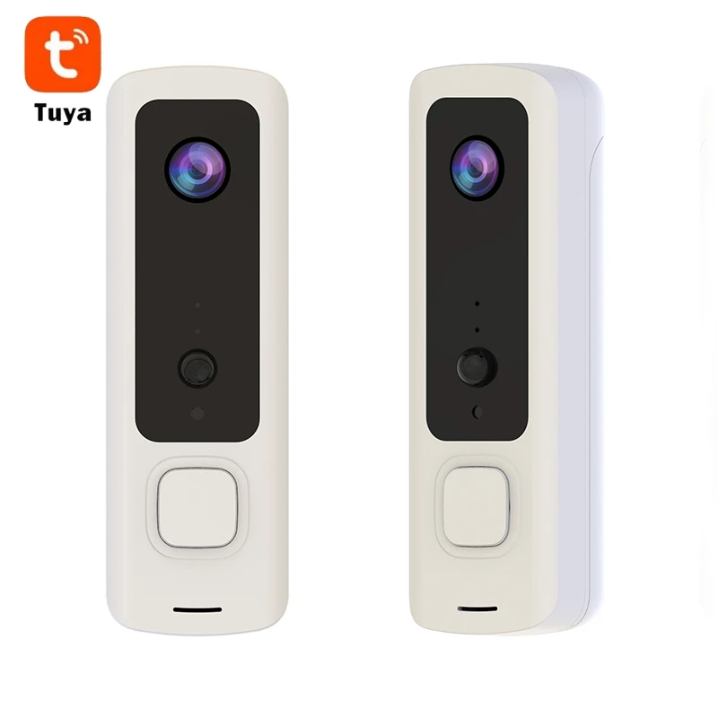 Tuya Video Doorbell Camera WiFi Wireless 720P HD Doorbell Smart Home Door Bell Outdoor Mini PIR Motion Intercom Two Way Audio two way audio intercom