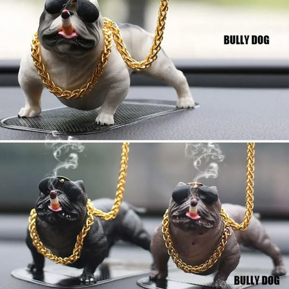 Neue heiße Bully Pitbull Hund Auto Innendekoration Armaturen brett Ornament  Mode lustig niedlich Home Decoration Auto Zubehör keine Basis - AliExpress