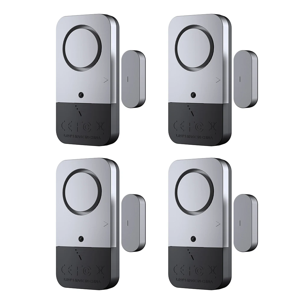 Door Open/Closed Detectors Magnetic Doorbell 120dB Door Window Alarm Kits Home Security Sensor Detector Burglar Alarm Kit 