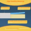 10 Inch Twin Mattress, Gel Memory Foam Twin Size Mattress, Pressure Relieving, Cooling Gel Foam, Twin Mattress in a Box, White 3