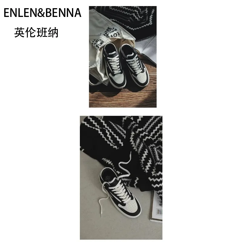Popular leather men's board shoes fashion new men's shoes Korean version trend shoes men's 6