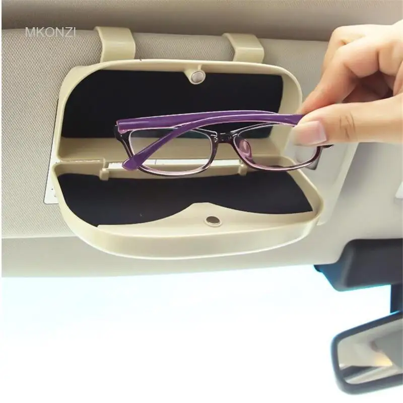 

NEW Glasses Holder Magnetic Car Sun Visor Glasses Case Organizer Glasses Storage Box Holder Visor Sunshade Car Holder