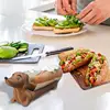 Hot Dog Dachshund Tray Funny Dachshundsnack Dinner Tray Creative Dachshund Decoration Plate Dachshund Holder Home 6
