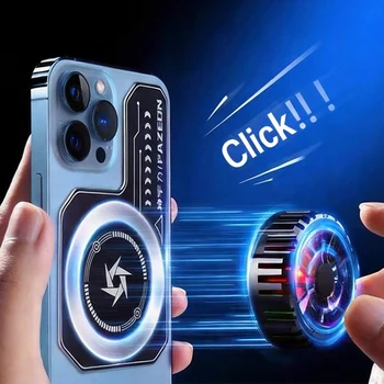 Nuovo Dissipatore di Calore Magnetico per Cellulare, Adesivo Radiante per Ventole di Raffreddamento da Gioco, Dissipatore di Calore per iPhone/Samsung/Xiaomi