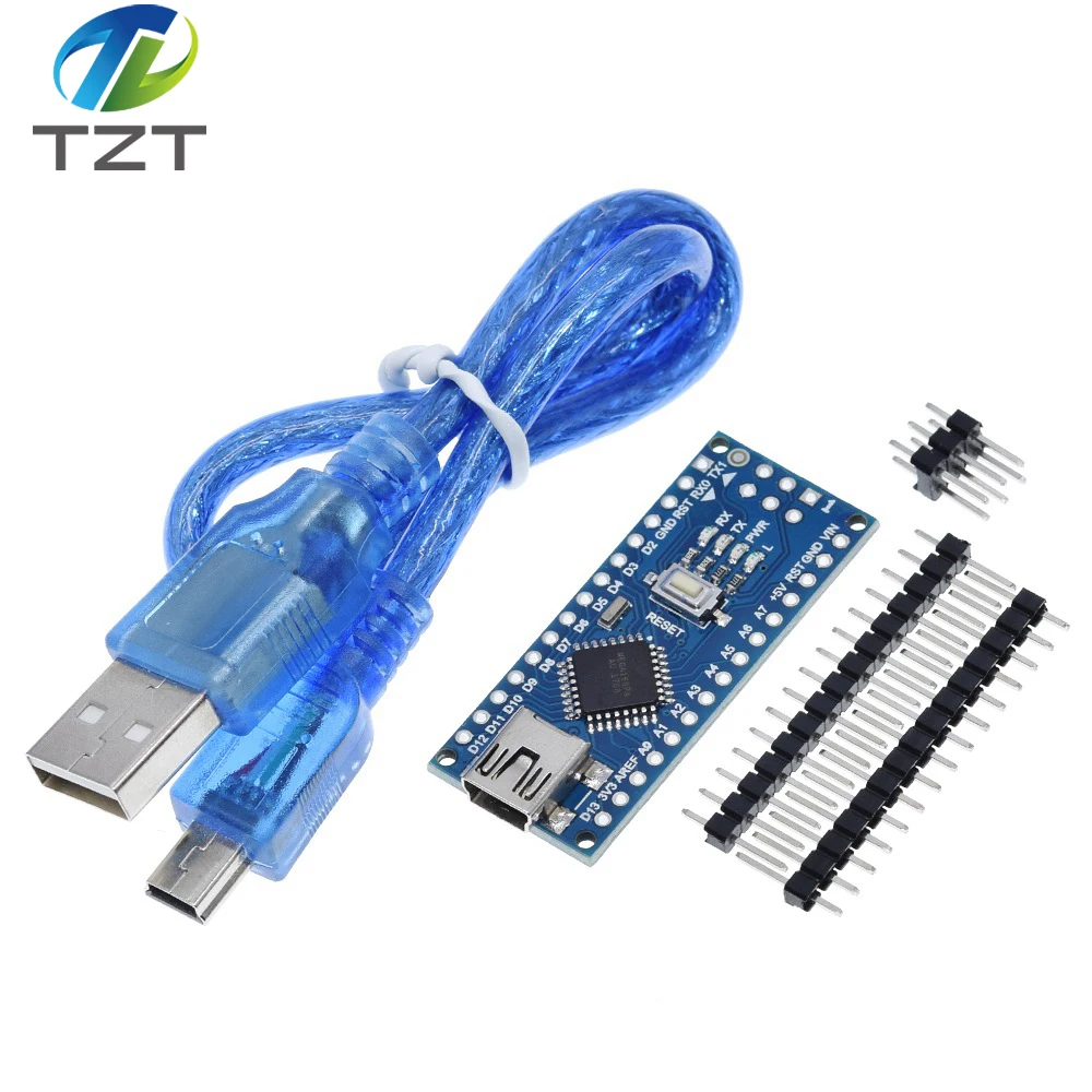 DIYTZT Nano Atmega168 Controller kompatibel für Arduino nano Atmega168PA-AU CH340 CH340C Ersetzen Sie den CH340G USB-Treiber