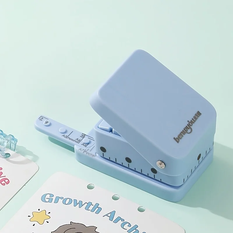 3-in-1 종이펀치, 1/3/5홀 구멍, 구멍 크기 5mm, 한 번에 15페이지 펀칭 가능, 간편한 수동 조작
