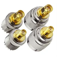 Copper Brass RF Coaxial Connector SMA to TNC UHF N Male Female PL259 SO239 Converter Antenna Adapter 3