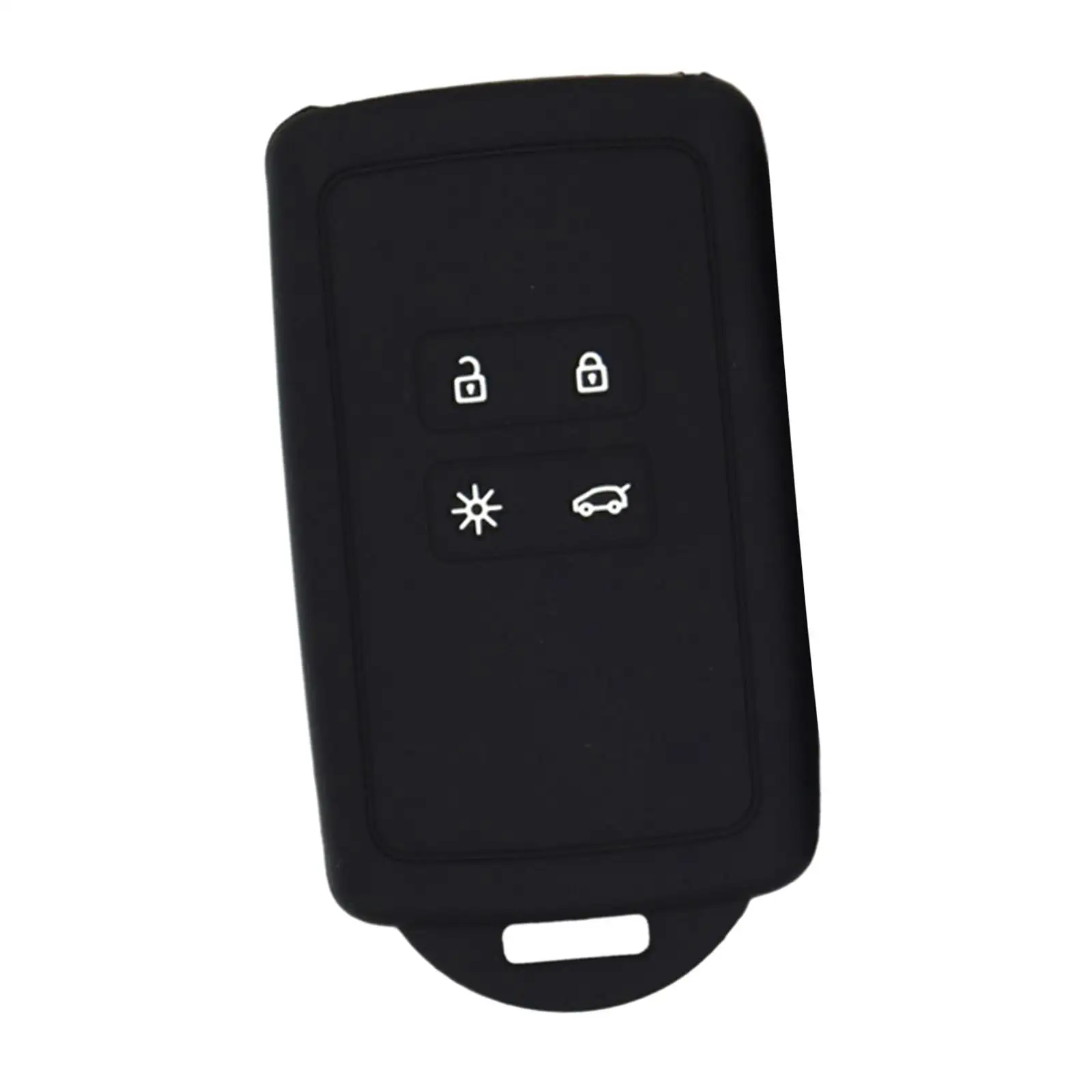 Key Fob Protector Black Silicone Key Fob Cover Custodia Protettiva Car Key Fob Shell Cover Per Renault Koleos Kadjar 2016 2017