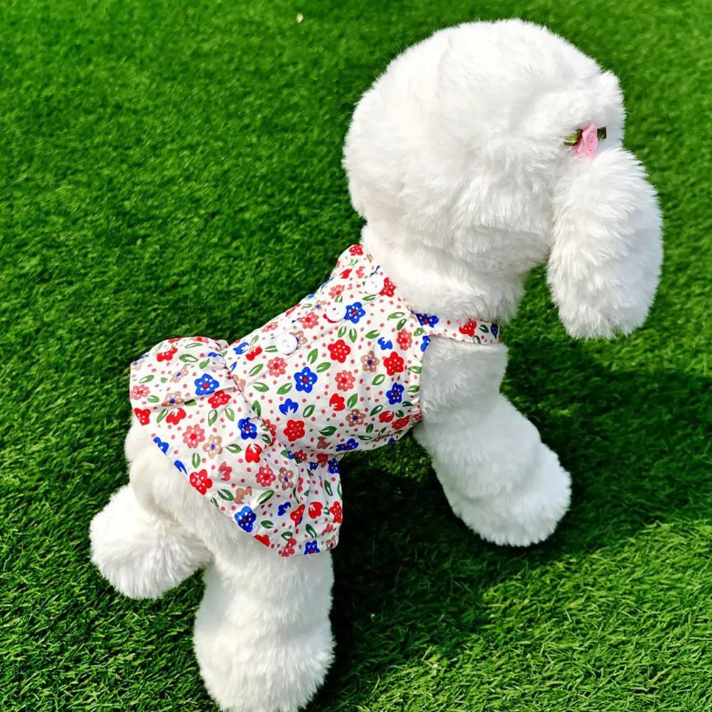 Thin Summer For Small Dog Puppy Chihuahua Bichon Poodle Pet Supplies Puppy Clothes Dog Dress Skirts Pet Costume DIY