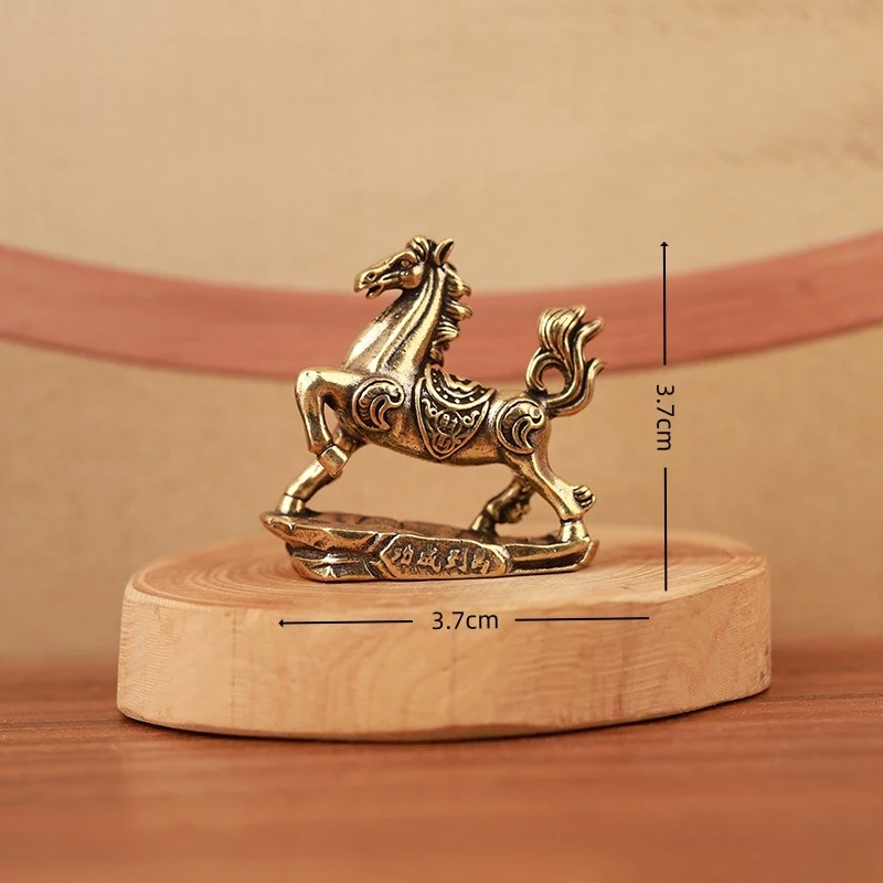 Elegant Copper Horse Sculpture for Home and Office Decor