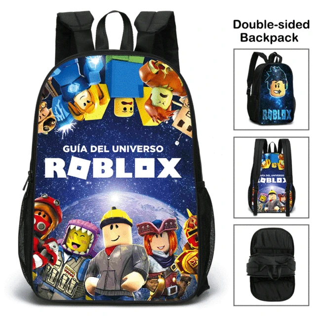 11/13/16 polegadas Roblox 3d impressão crianças mochilas menina