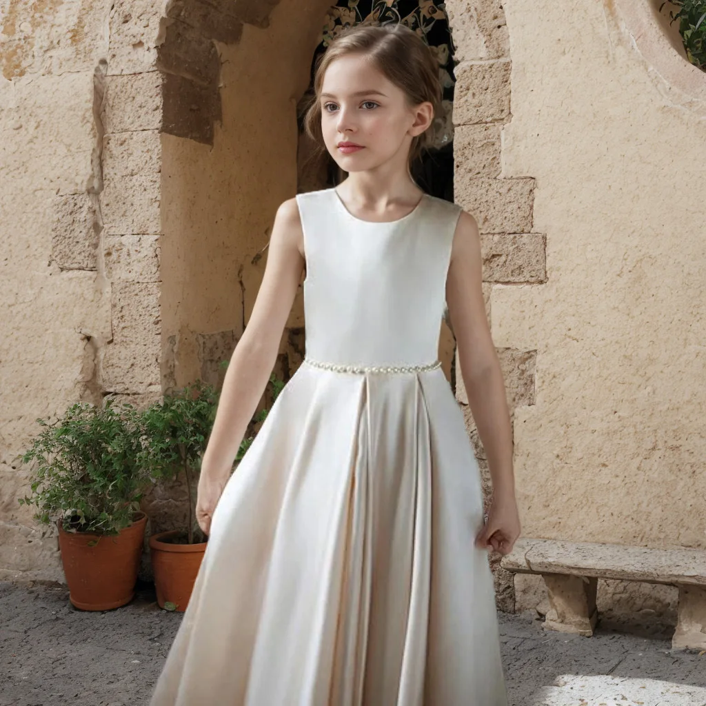 

Атласное женское платье принцессы, бальное платье, свадебное платье с большим бантом, детский Рождественский костюм подружки невесты, костюм для дня рождения