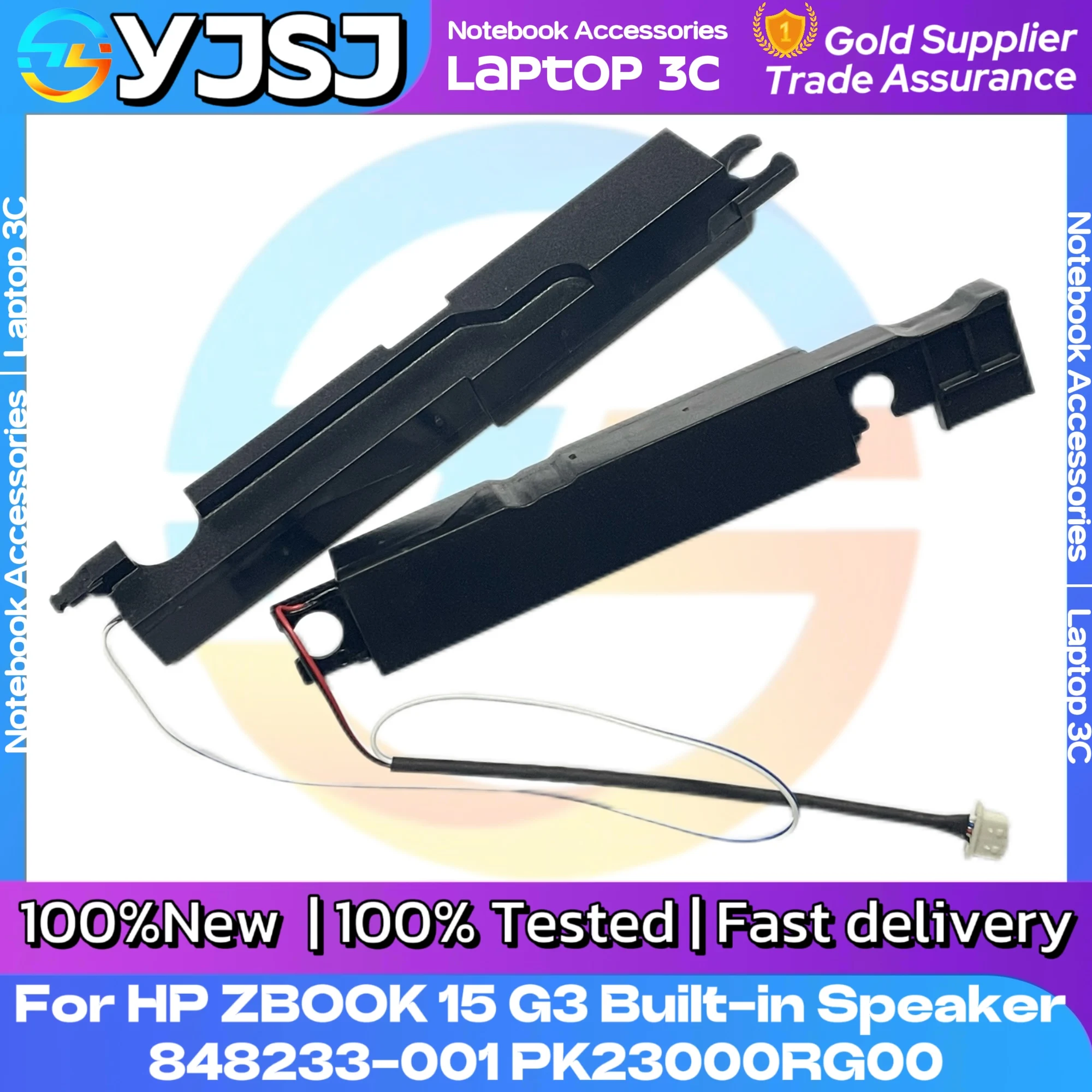 Original Laptop Speaker Built-in Speaker Audio For HP ZBOOK 15 G3 ZBOOK15 G3 848233-001 PK23000RG00