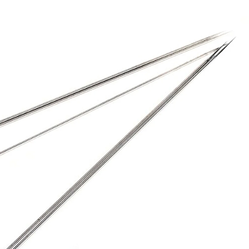 에어 브러시 깍지 팁 교체용 스테인레스 스틸 바늘 교체, 03mm, 5 개