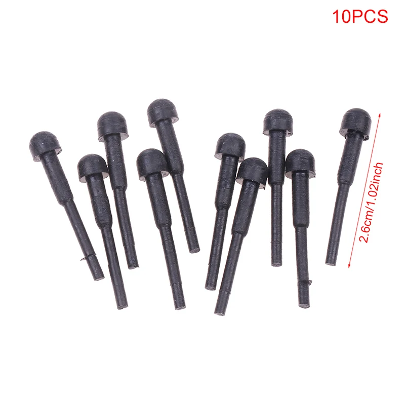 Scissors Noise Eliminator 10pcs Replacement Rubber Bumper silencer Hair Scissors Barber Shears Stopper Black