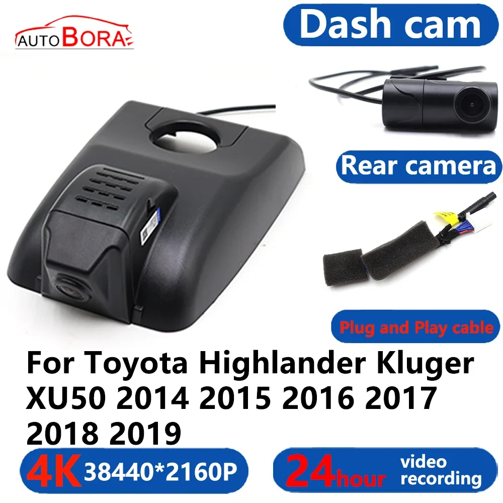 AutoBora-4K-Wifi-3840-2160-Car-DVR-Dash-Cam-Camera-24H-Video-for-Toyota ...