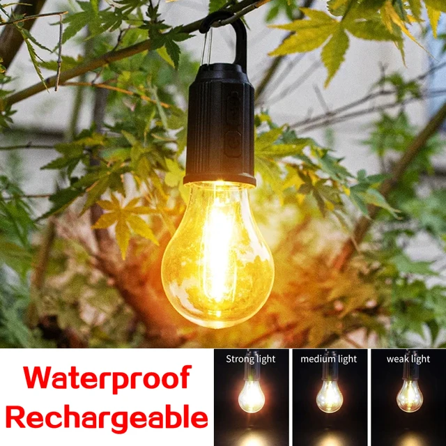 Portable Vintage Camping Lantern Outdoor LED Tent Light Rechargeable  Flashlight Night Lamp Fishing Lighting Cool Camping Gear - AliExpress