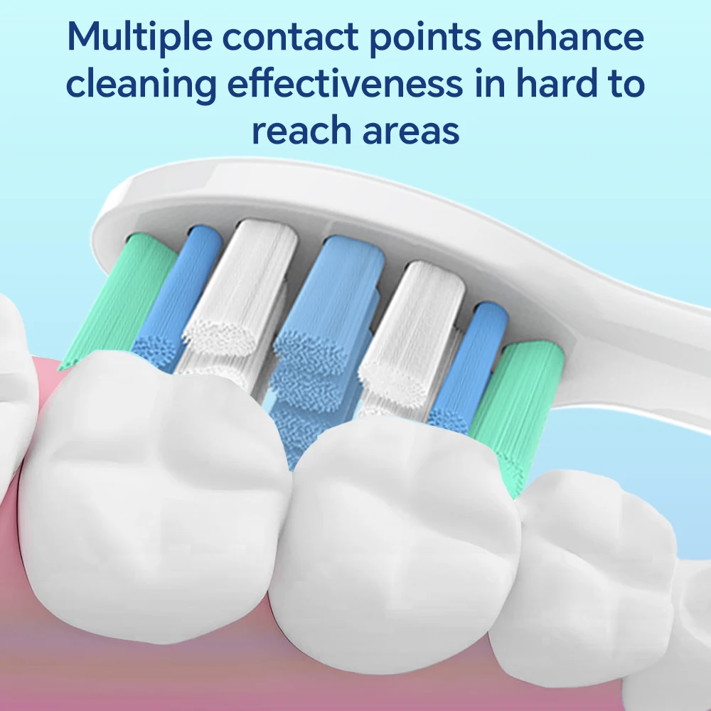 Tartar Remover Toothbrushes Head and Replacement Brush Heads, Compatible with Philips Sonicare Electric Toothbrush for 4100 5300