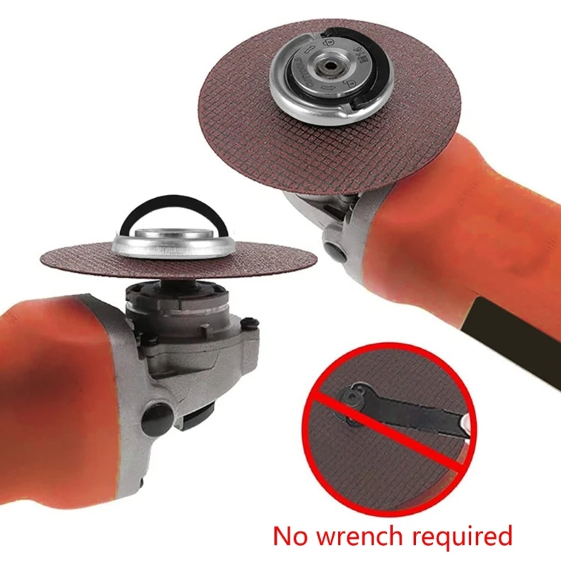 

Quick Installation M14 Thread Self-locking Pressure Plate for Angle Grinder Accessory OD44.72mm Quick-Install Galvanized