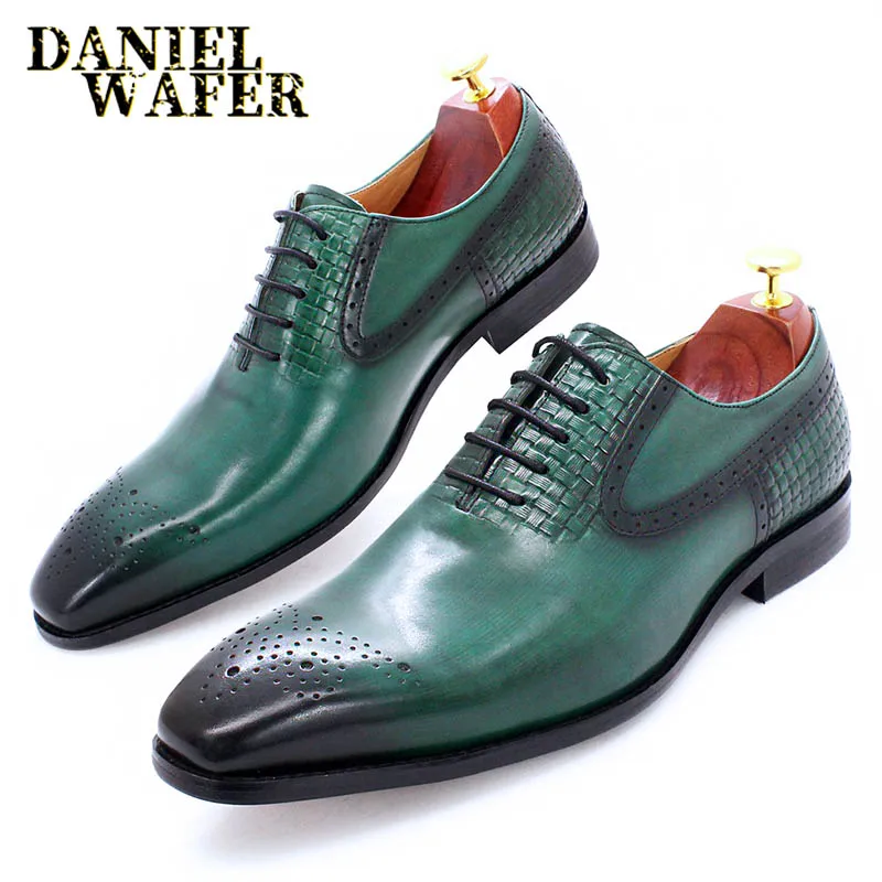 Men Dress Shoes Wedding Office 