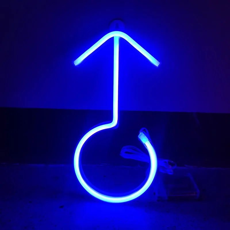 New Girl Boy Logo Neon Sign Light Creative LED Modeling Lamp Decor Room Bathroom Door for Holiday Store Background Wall