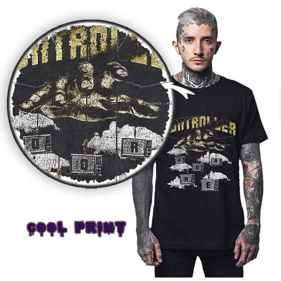 

Drop Shipping Cotton Big Size streetwear Loose Graphic Unisex T-Shirt cool print men T-Shirt O-Neck loose T Shirt For Man Fbtee