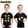 Hot Game Cut The Rope Om Nom Frog Funny Kids T shirt Cartoon Baby Boys Girls Cute Clothes Summer Casual Children Cotton T-Shirts 1