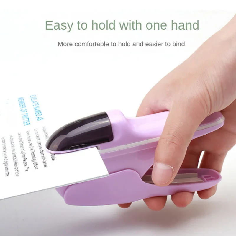 Non-staple Stapler Stapling Machine Mini Cute Book Stapleless Stapler Paper Stapling Free Staple Needleless stapleless stapler