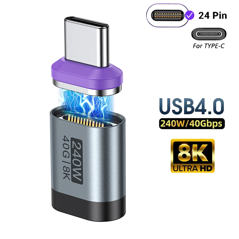 ตัวเลือกสินค้า อะแดปเตอร์ USB4.0 ชาร์จเร็ว 40Gbps สำหรับ MacBook
