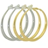 Clip On The Ear Without Piercing Earrings for Women Fashion Jewelry Trendy Big Circle Non Pierced Students Youth Girl's Earrings 1