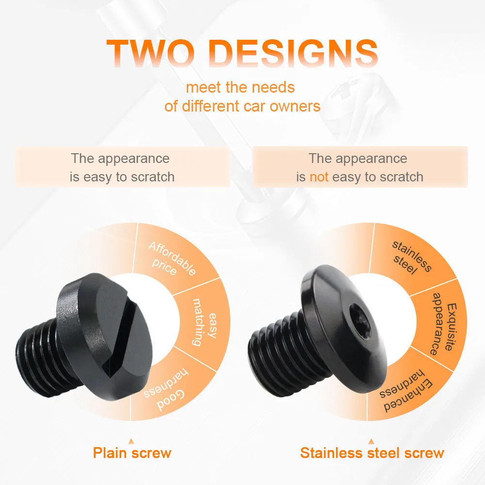 Motorcycle Mirror Plugs 2Pcs Universal For Suzuki DL1000 V-Strom DL650 GSX-S 1000 Street Triple Tiger Suzuki DRZ400 M10*1.25 Mirror Hole Plug Screw Bolt