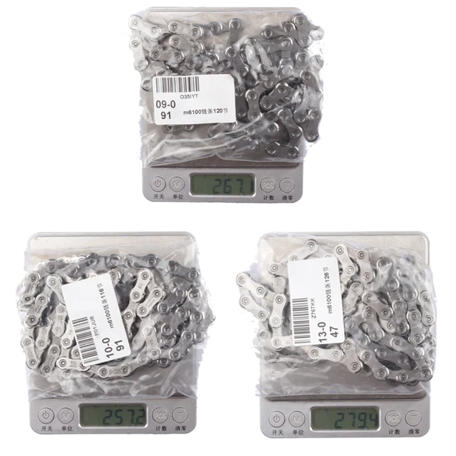 [新品]SHIMANO M6100 12速 チェーン 126リンク 正規品 DEORE M6100 12 SPEED CHAIN. 126 LINKS. HYPERGLIDE+ - Slope