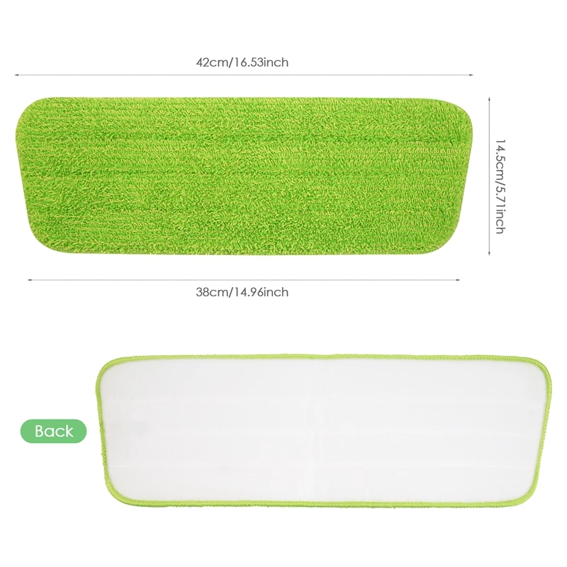 ABQV-4 Pcs Cleaning Mop For Vorfreude Spray Mop And All Spray Mops & Washable Mops