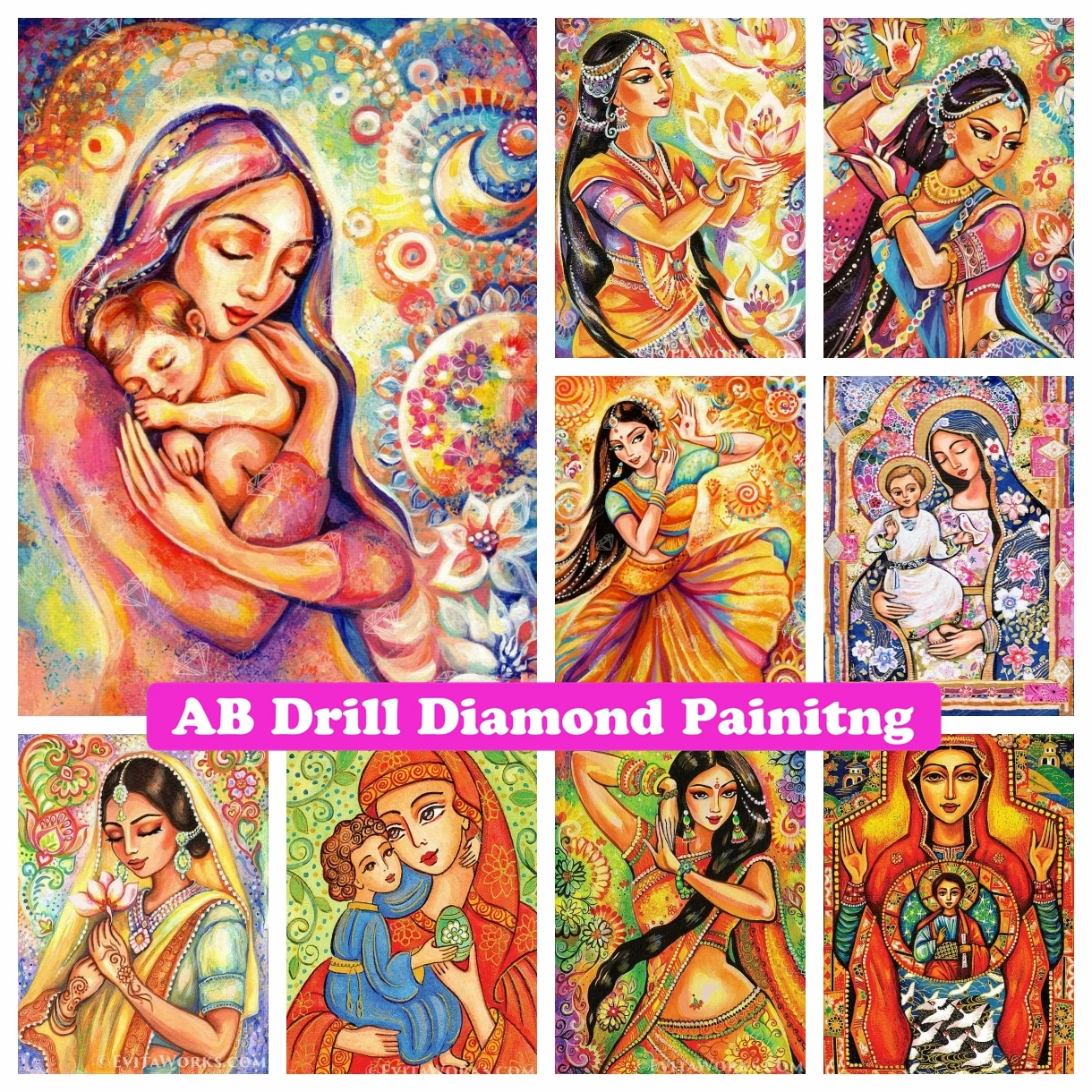 Buy Diamond Painting of a Ballerina Online in India 